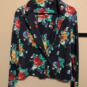 Floral blazer